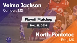Matchup: Velma Jackson High S vs. North Pontotoc  2016