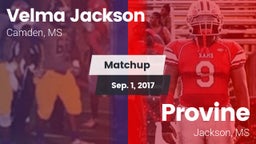 Matchup: Velma Jackson High S vs. Provine  2017