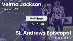 Matchup: Velma Jackson High S vs. St. Andrews Episcopal  2017