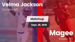 Matchup: Velma Jackson High S vs. Magee  2018
