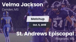 Matchup: Velma Jackson High S vs. St. Andrews Episcopal  2018