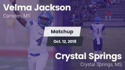 Matchup: Velma Jackson High S vs. Crystal Springs  2018