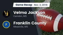 Recap: Velma Jackson  vs. Franklin County  2018