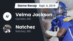 Recap: Velma Jackson  vs. Natchez  2019