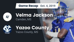 Recap: Velma Jackson  vs. Yazoo County  2019