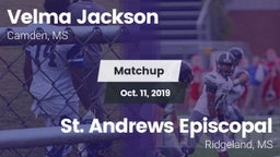 Matchup: Velma Jackson High S vs. St. Andrews Episcopal  2019