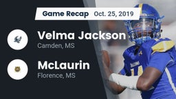 Recap: Velma Jackson  vs. McLaurin  2019