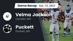 Recap: Velma Jackson  vs. Puckett  2021