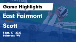 East Fairmont  vs Scott  Game Highlights - Sept. 17, 2022