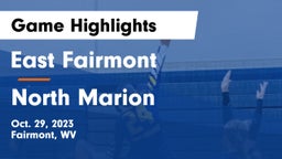 East Fairmont  vs North Marion  Game Highlights - Oct. 29, 2023