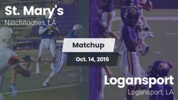 Matchup: Saint Mary's High vs. Logansport  2016