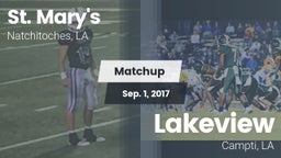Matchup: Saint Mary's High vs. Lakeview  2017