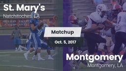 Matchup: Saint Mary's High vs. Montgomery  2017