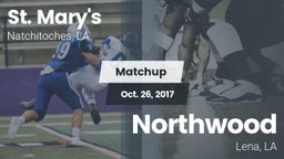 Matchup: Saint Mary's High vs. Northwood  2017