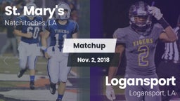 Matchup: Saint Mary's High vs. Logansport  2018