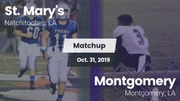 Matchup: Saint Mary's High vs. Montgomery  2019