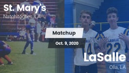 Matchup: Saint Mary's High vs. LaSalle  2020