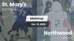 Matchup: Saint Mary's High vs. Northwood   2020