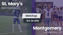 Matchup: Saint Mary's High vs. Montgomery  2020