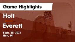 Holt  vs Everett  Game Highlights - Sept. 20, 2021