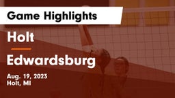 Holt  vs Edwardsburg  Game Highlights - Aug. 19, 2023