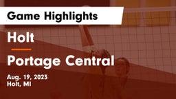 Holt  vs Portage Central  Game Highlights - Aug. 19, 2023
