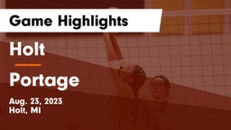 Holt  vs Portage  Game Highlights - Aug. 23, 2023