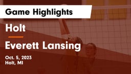 Holt  vs Everett Lansing  Game Highlights - Oct. 5, 2023