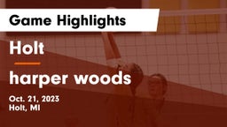Holt  vs harper woods Game Highlights - Oct. 21, 2023