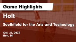 Holt  vs Southfield  for the Arts and Technology Game Highlights - Oct. 21, 2023