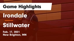 Irondale  vs Stillwater  Game Highlights - Feb. 17, 2021