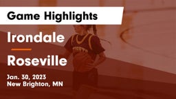 Irondale  vs Roseville  Game Highlights - Jan. 30, 2023