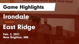 Irondale  vs East Ridge  Game Highlights - Feb. 2, 2021