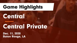 Central  vs Central Private  Game Highlights - Dec. 11, 2020