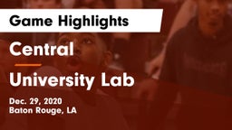 Central  vs University Lab  Game Highlights - Dec. 29, 2020
