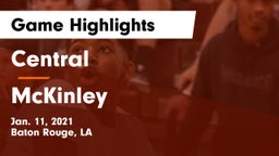 Central  vs McKinley  Game Highlights - Jan. 11, 2021
