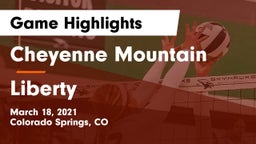 Cheyenne Mountain  vs Liberty  Game Highlights - March 18, 2021