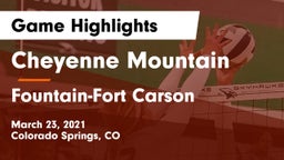 Cheyenne Mountain  vs Fountain-Fort Carson  Game Highlights - March 23, 2021