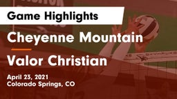 Cheyenne Mountain  vs Valor Christian  Game Highlights - April 23, 2021