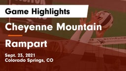 Cheyenne Mountain  vs Rampart  Game Highlights - Sept. 23, 2021