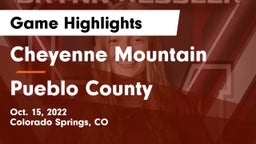 Cheyenne Mountain  vs Pueblo County  Game Highlights - Oct. 15, 2022