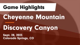 Cheyenne Mountain  vs Discovery Canyon  Game Highlights - Sept. 28, 2023