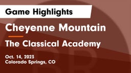 Cheyenne Mountain  vs The Classical Academy  Game Highlights - Oct. 14, 2023