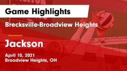 Brecksville-Broadview Heights  vs Jackson  Game Highlights - April 10, 2021