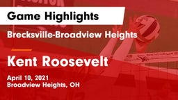 Brecksville-Broadview Heights  vs Kent Roosevelt  Game Highlights - April 10, 2021