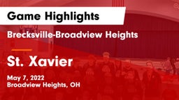Brecksville-Broadview Heights  vs St. Xavier  Game Highlights - May 7, 2022