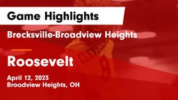 Brecksville-Broadview Heights  vs Roosevelt  Game Highlights - April 12, 2023