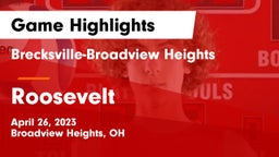 Brecksville-Broadview Heights  vs Roosevelt  Game Highlights - April 26, 2023