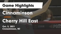 Cinnaminson  vs Cherry Hill East  Game Highlights - Oct. 5, 2021