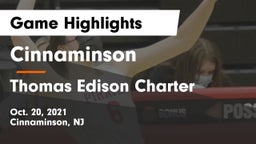 Cinnaminson  vs Thomas Edison Charter Game Highlights - Oct. 20, 2021